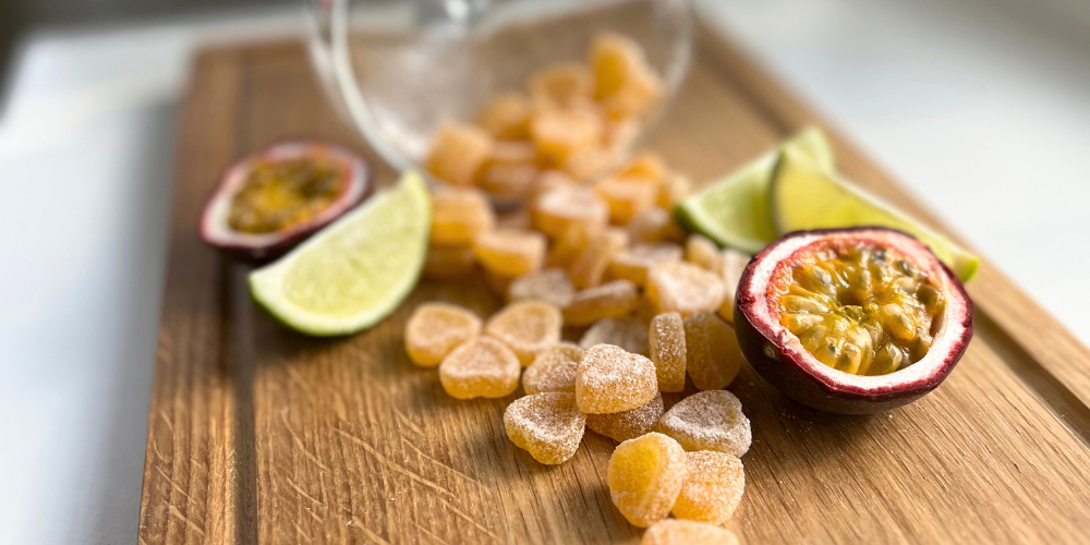 Pastillfabriken - SuperSura Sugisar - Passionfrukt- & Limepastiller, 120g