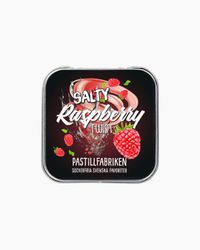 Pastillfabriken - Salty Raspberry Twist - Hallonpastiller, plåtask, 25g