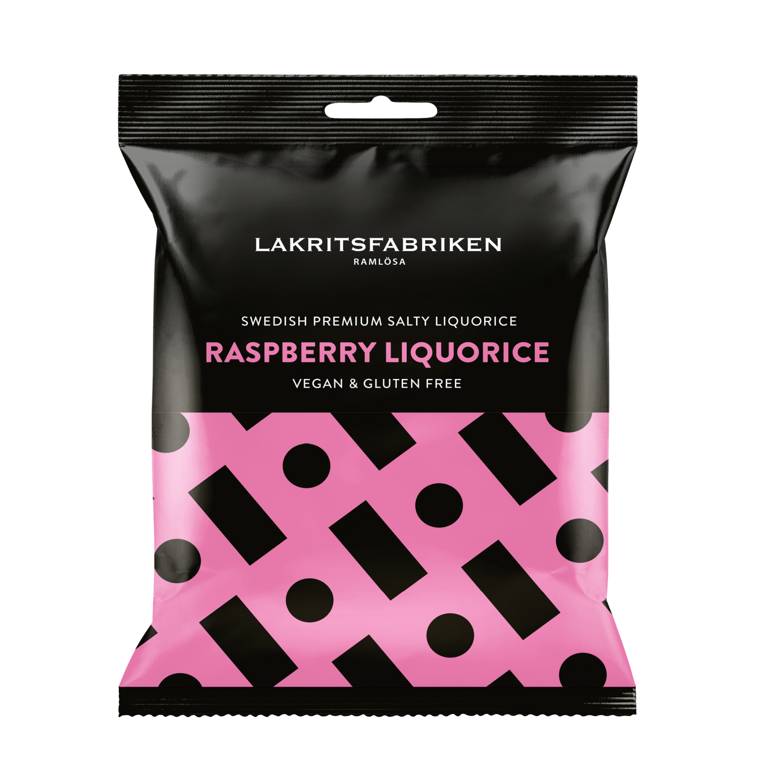 Lakritsfabriken - Raspberry - Hallonlakrits, 100g