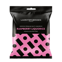 Lakritsfabriken - Raspberry - Hallonlakrits, 100g