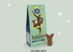 KAMPANJ! Balance - Mjölkchokladpraliner Renar, 100g