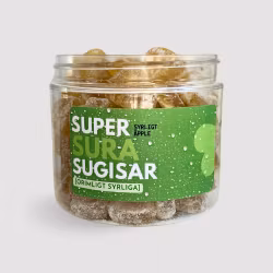 Kommer snart! Pastillfabriken - SuperSura Sugisar - Syrliga Äpplepastiller, 120g