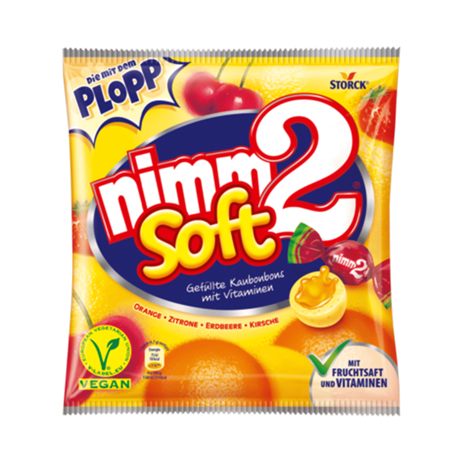 Nimm2 - Soft - Fruktjuicekolor, 195g