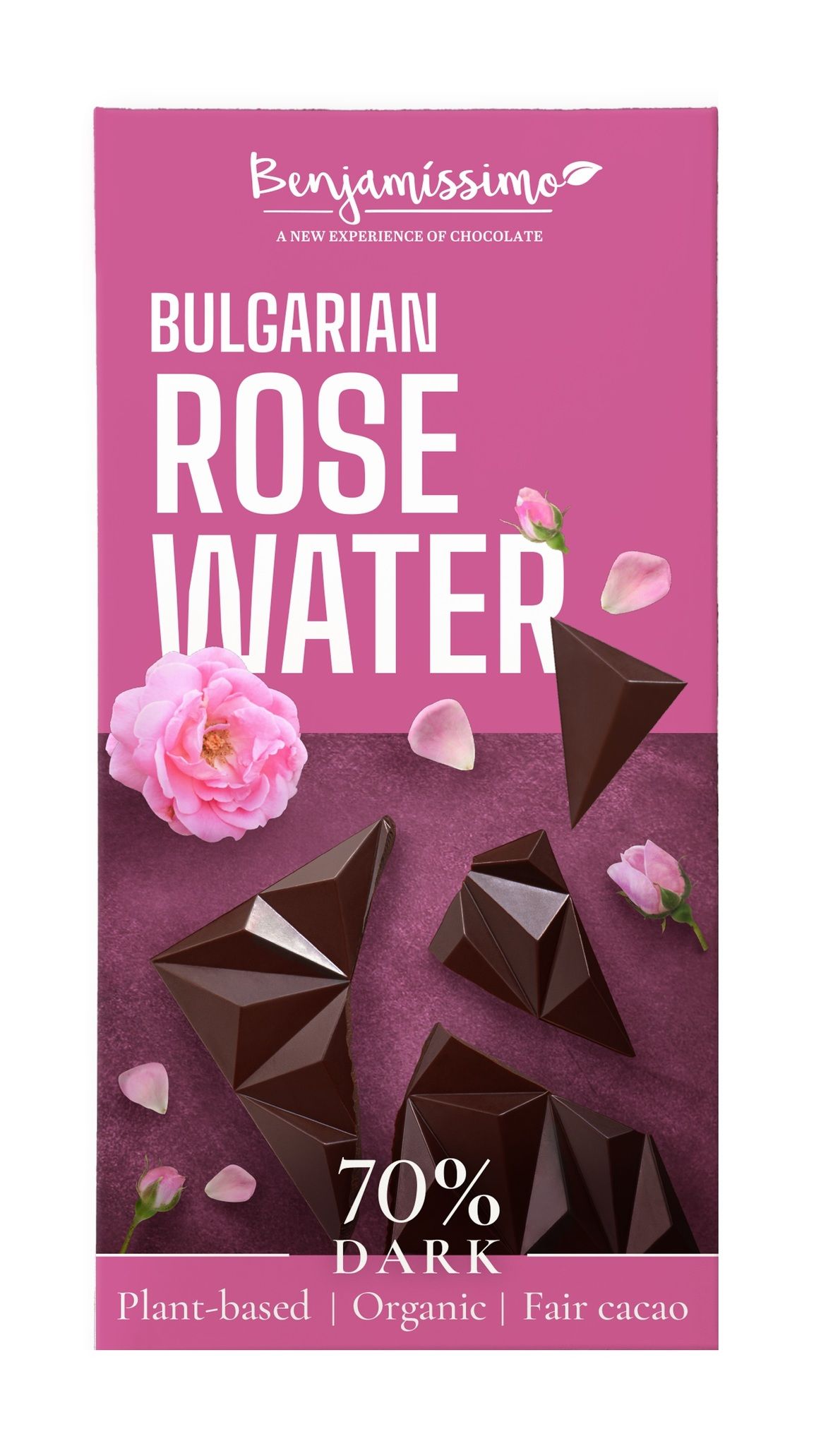 Benjamissimo - Chokladkaka Bulgarian Rose Water, 60g