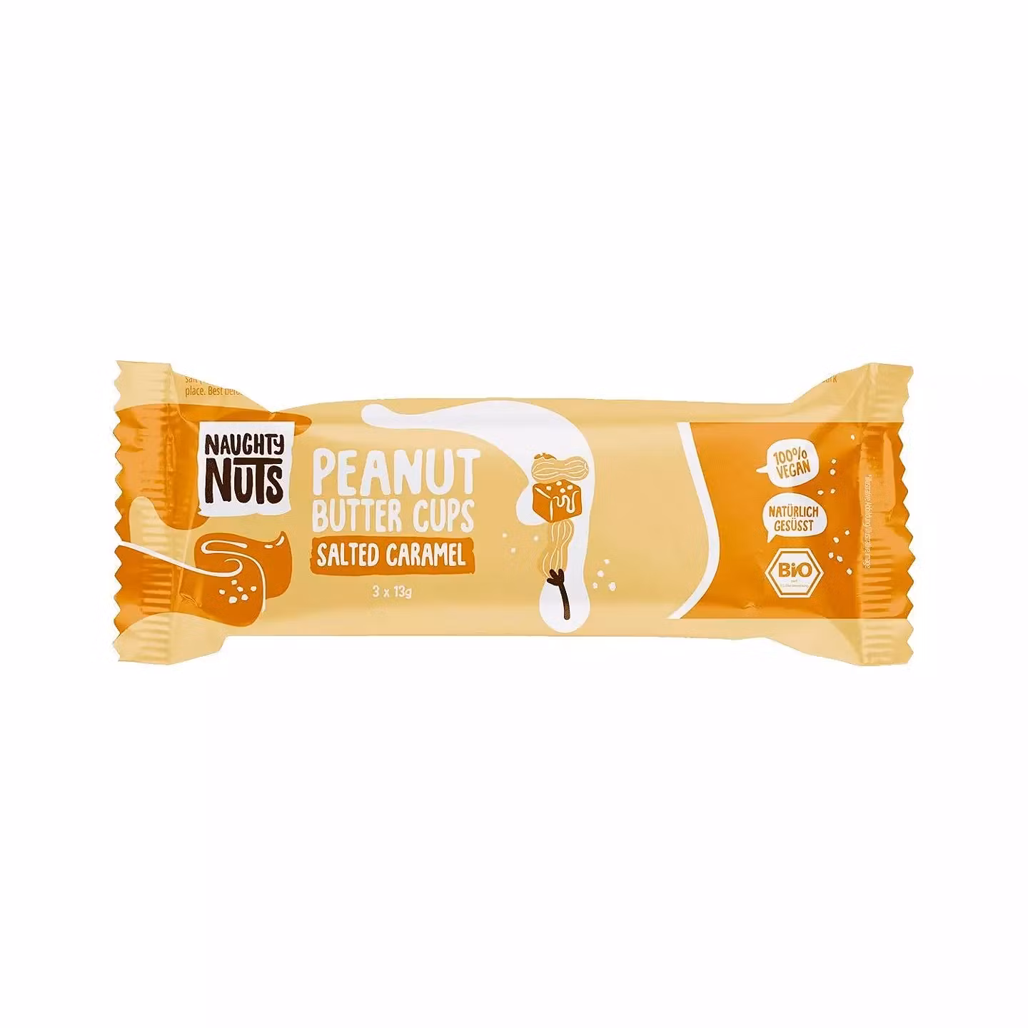 Naughty Nuts - Peanut Butter Cups Salted Caramell/Jordnötssmörkoppar, 39g