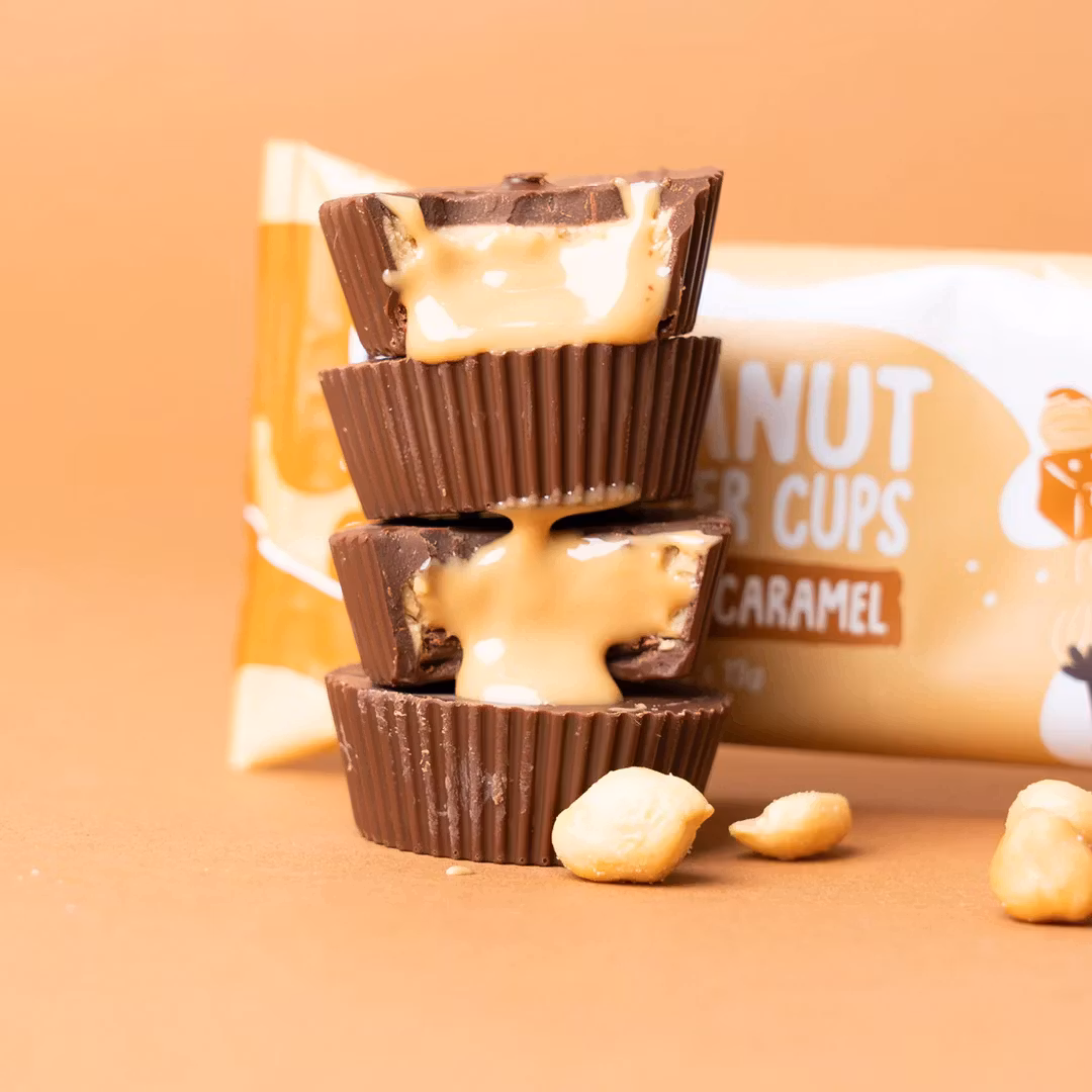 Naughty Nuts - Peanut Butter Cups Salted Caramell/Jordnötssmörkoppar, 39g