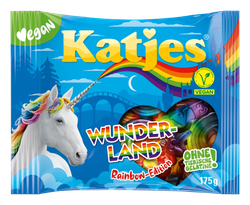Katjes - Wunderland Rainbow - Fruktgummimix, 175g