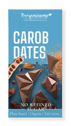 Benjamissimo - Chokladkaka Carob & Dates, 60g