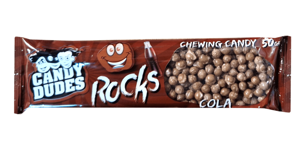 Candy Dudes - Rocks Cola, sockerkulor, 50g