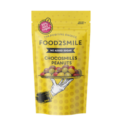 Food2Smile - Chocosmiles Peanut - Överdragna Jordnötter, 85g