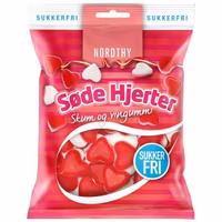 Nordthy - Söta Fruktgummihjärtan, 65g
