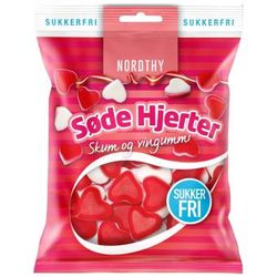 Nordthy - Söta Fruktgummihjärtan, 65g