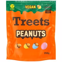 Treets - Peanuts - Överdragna Jordnötter, 250g
