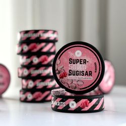 Pastillfabriken - SuperSalta Sugisar - Hallon- & Saltlakritspastiller, dosa, 35g