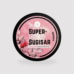Pastillfabriken - SuperSalta Sugisar - Hallon- & Saltlakritspastiller, dosa, 35g