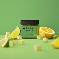 Wally And Whiz – Vingummin Lime & Citron, 140g