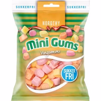 Nordthy - Mini Gums - Skumgodis, 65g