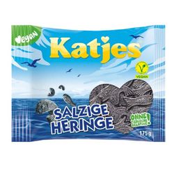 Katjes - Salzige Heringe/Salta Sillar, 175g