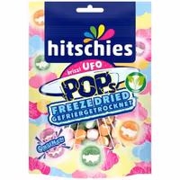 Hitschies - Ufo Pops/Frystorkade Ufo:n, 50g