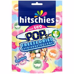Hitschies - Ufo Pops/Frystorkade Ufo:n, 50g