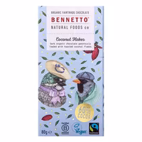 Bennetto - Chokladkaka Coconut Flakes/Kokosflingor, 80g