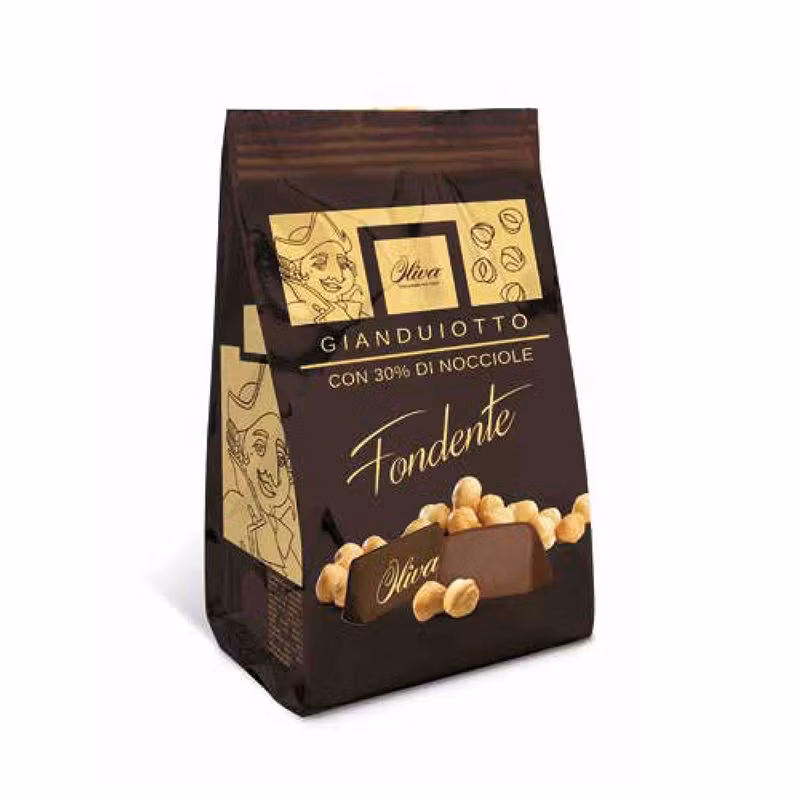 Oliva - Mörk Giandujottinougat, 150g