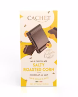 Cachet - Salty Roasted Corn/Chokladkaka Saltrostad Majs, 100g