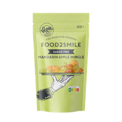 Food2Smile - Mandarin Apple Mingle - Fruktgummin Mandarin- & Äpple, 85g
