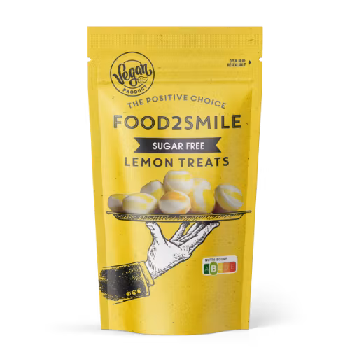Food2smile - Lemon Treats/Citronkarameller, 90g