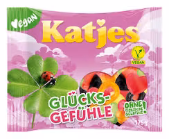 Katjes - Glücks-Gefühle, Lakrits &  Fruktgummimix, 175g