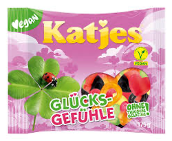Katjes - Glücks-Gefühle, Lakrits &  Fruktgummimix, 175g