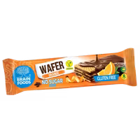 Brain Foods - Orange Wafer/Apelsinwafer, 40g
