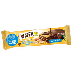 Brain Foods - Peanut Wafer/Jordnötswafer, 40g