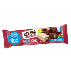 Brain Foods - Rice Bar Chocolate/Risbar Choklad, 18g