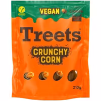 Treets - Crunchy Corn - Chokladdoppad Majs, 210g