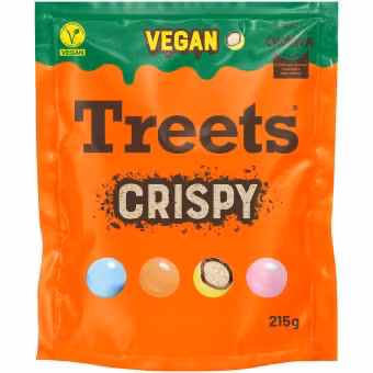 Treets - Crispy - Överdragna Risbollar, 215g