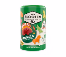 Van Slooten - Safari Animals - Vingummi, 210g