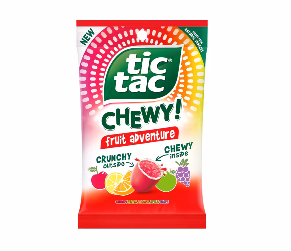 Tic Tac - Chewy Fruit Adventure, kola, 80g