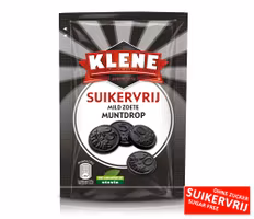 Klene - Muntdrop/Lakritsmynt, 110g