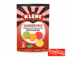 Klene - Fruitmunten - Fruktgummimynt, 110g