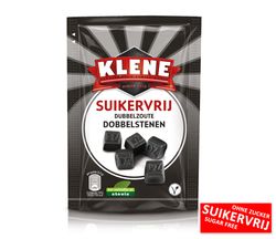 Klene - Dobbelstenen/Lakritstärningar, 110g