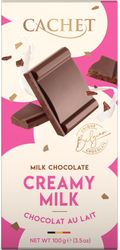 Cachet - Creamy Milk/Mjölkchokladkaka, 100g