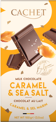 Cachet - Caramel & Sea Salt/Chokladkaka Karamell & Havssalt, 100g