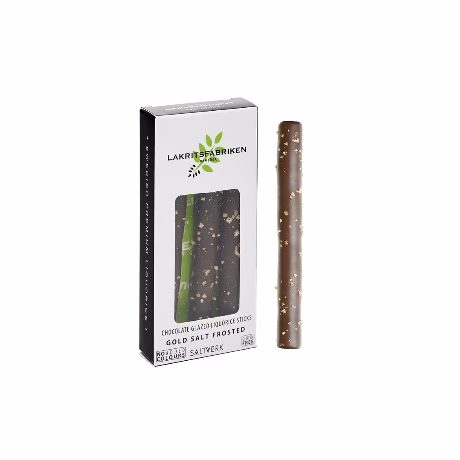 Lakritsfabriken - Gold Salt Frosted - Chokladdoppad Lakrits, 45g