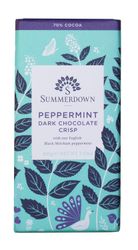 Summerdown - Peppermint Dark Chocolate Crisp/Chokladkaka Mintkrisp, 100g