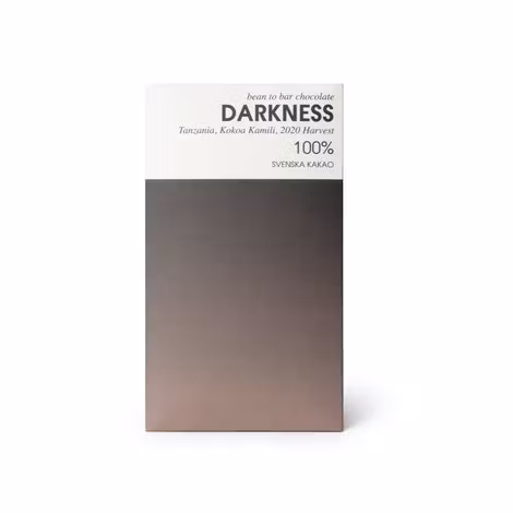 Svenska Kakao - Chokladkaka Darkness 100%, 50g