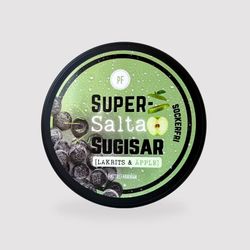Pastillfabriken - SuperSalta Sugisar - Lakrits & Äpple Mix, dosa, 35g