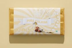 Vegan Delights - Piña Colada Bar, chokladkaka, 80g