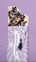 Vegan Delights - Blueberry Lavender, chokladkaka, 85g