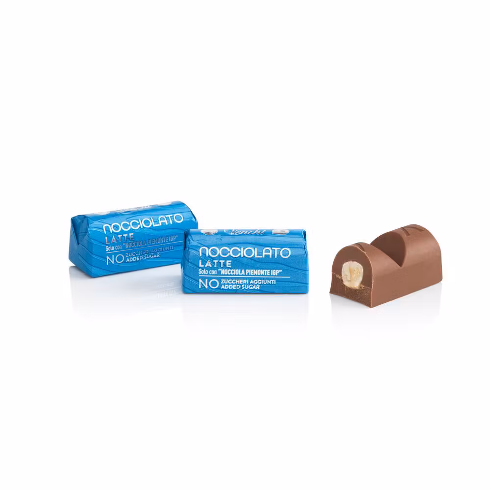 KOMMER SNART! Venchi - Nocciolato Latte - Chokladpralin med Hela Hasselnötter, 19g